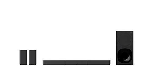 Sony HT-S20R 5.1 Barra de sonido para TV Dolby Surround con subwoofer con cable y parlantes traseros, negro