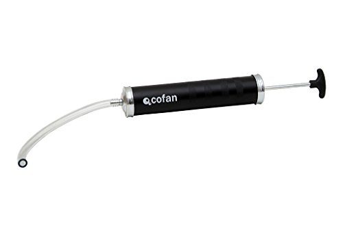 Cofan Inyector jeringa de valvulina/aceite | Capacidad de 500 ml | Manguera Flexible