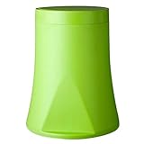 Basura Cocina Diseño creativo del cubo de basura, papelera, cambio de bolsa semiautomática, caja de almacenamiento de bolsa de basura, gran capacidad 12L Contenedor De Basura ( Color : Green )