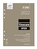 Finocam - Recambio Anual 2022 1 Día Página, de Enero 2022 a Diciembre 2022 (12 meses) 1000 - 155x215 mm Open Español