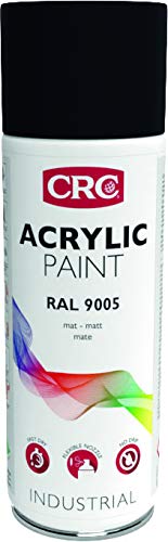 CRC - Pintura Acrílica De Secado Rápido Acryl Ral 9005 Negro Mate 400Ml