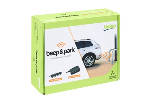 VALEO Beep & Park Kit Sensores de aparacamiento con 4 sensores + 1 Altavoz - montaje delantero o trasero 632200