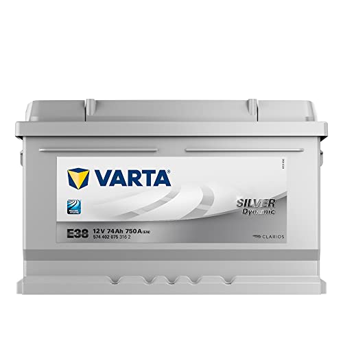 Varta Silver Dynamic E38 Batería de arranque, 5744020753162, 12V 74Ah 750A
