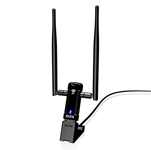 Alfa Network AWUS036AC - Adaptador USB, Antena de 5 dBi, Dual-Band, WiFi