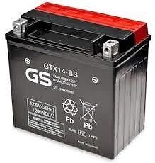 Grupo GS Yuasa - GTX14-BS - Batería de moto, equivalente a la YTX14-BS