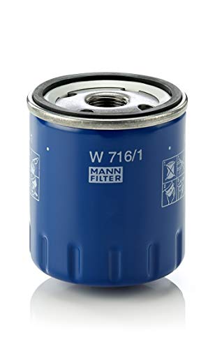 Original MANN-FILTER Filtro de aceite W 716/1 – Para automóviles