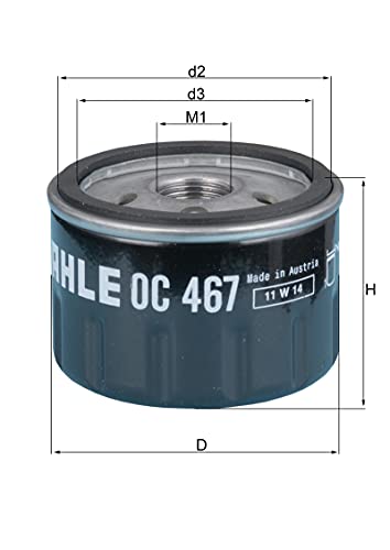 Mahle Filter OC467 Filtro De Aceite