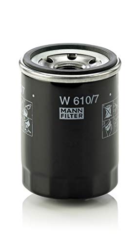 Original MANN-FILTER Filtro de aceite W 610/7 – Para automóviles