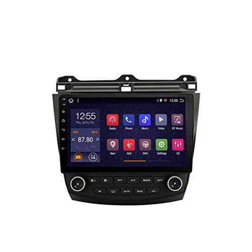 XMZWD 10.1inch Sat Nav 2G RAM 32G ROM Android 8.1 Navegación GPS para Coche, para Honda Accord 7 2003-2007 con Audio Estéreo De Vídeo(Contener Cámara/Calentador De Coche)