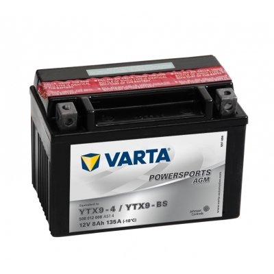 Batería de moto Varta Powersports AGM 50812 - YTX9-BS