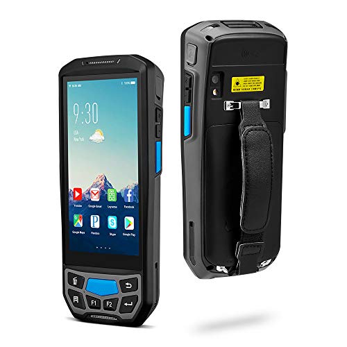 MUNBYN PDA Android 8.1 Honeywell Escáner Lector Código de Barras 1D/2D, Terminal de Mano 3G/ 4G/ GPS/WiFi/NFC, IP66 para Almacén Hosteleria Logística Restaurante