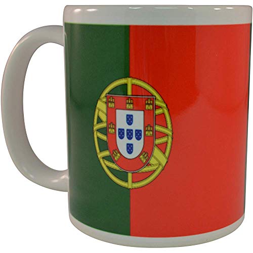 Bandera portuguesa Taza de café Taza de la novedad Gran idea de regalo para hombres, mujeres Portugal