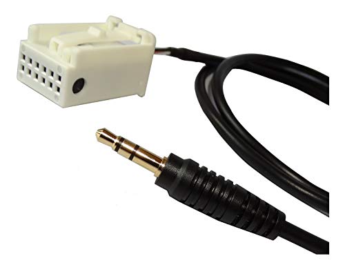 AERZETIX: Adaptador cable AUX con jack 3.5mm para autoradio de coche, vehiculos C10913