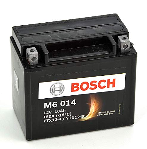 Bosch M6014 Batería motocicleta YTX12-BS - 12 V AGM 10A/h-90A