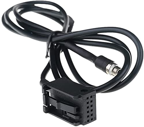 Cable Adaptador de AUX de 3,5 mm Hembra Compatible con BMW E39 E53 X5 M Z4 E83 E85 E86 X3 Mini Cooper Pod IP Android MP3