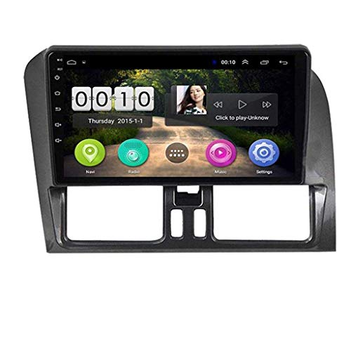 GLFDYC Android 8.1 GPS Navigation Stereo Radio, para Volvo XC60 2009-2012, 9' Pantalla Táctil Completa Reproductor Multimedia, Enlace Espejo Control Volante Bluetooth Hands-Free Calls,4G+WIFI2G+32G