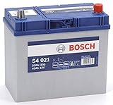 Bosch S4021 Batería de coche 45A/h 330A tecnología de plomo-ácido para vehículos sin sistema Start y Stop