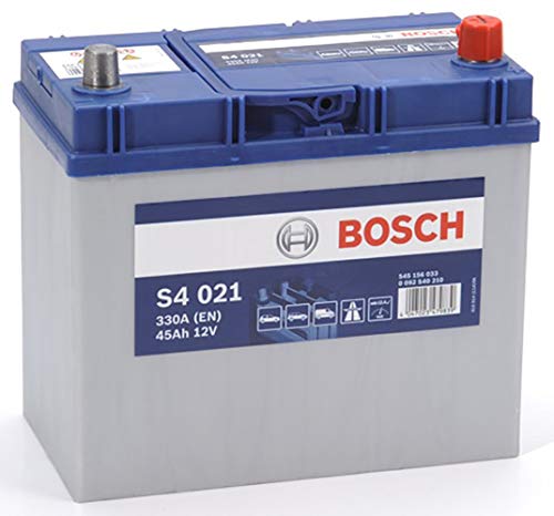 Bosch S4021 Batería de coche 45A/h 330A tecnología de plomo-ácido para vehículos sin sistema Start y Stop