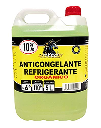 Unycox Anticongelante 10% Orgánico Deluxe 5L