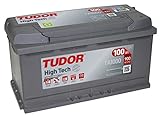 Tudor TA1000 Batería de coche de Plomo Calcio 100Ah 900A, Gama High Tech, para Automóvil de turismo
