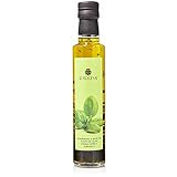 Aceite de oliva virgen extra condimentado con albahaca botella de cristal de 250 ml marca La Chinata