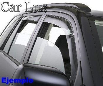 Car Lux AR04456 - Derivabrisas Deflectores de Viento Delanteros para Dokker Desde 2012-