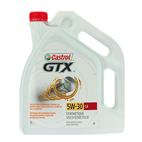 Castrol 055075 - Aceite para motor GTX 5W 30 C4, 5L