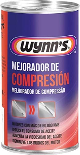 Wynn's W51367 Mejorador de Compresión, Sistema de Lubricación, Consumo Excesivo de Aceite, Fabricado en Bélgica, 325ml