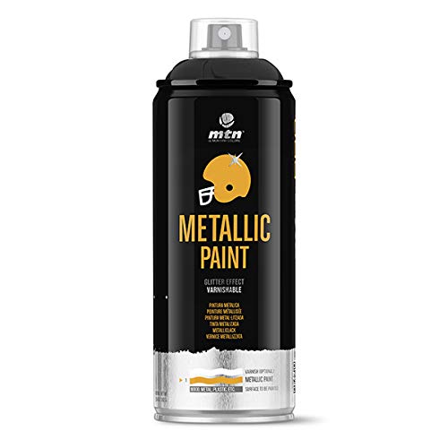 Montana Colors MTN PRO Metalizado Negro R-9011, Spray, Negro, 400 ml