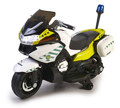 FEBER-Moto de policía, Guardia Civil, Infantil, con batería 12 V, con Luces y Sonido, Color no Aplica (Famosa 800012841)