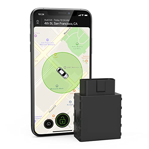CARLOCK GPS ANTIRROBO – Localizador GPS coche con sistema de alarma – Dispositivo antirrobo coche + app – Rastreador GPS, sigue tu coche en tiempo real y te avisa de situaciones extrañas. OBD Plug&Play
