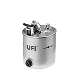 UFI Filters, Filtro Gasoil 24.026.01, Filtro de Combustible Diésel de Recambio, Apto para Coches, Apto para Distintos Modelos Nissan y Renault