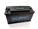 Batería de Coche, Atenea Premium AT900, 90Ah, 12V, 720 A, Standard, Para vehiculos sin sistema Start-Stop