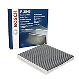 Bosch Automotive R2543 - Filtro de habitáculo carbón activo, 1 Unidad (Paquete de 1)