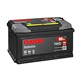 Tudor TB802 Batería de coche Tudor 80Ah 700A, Gama Technica
