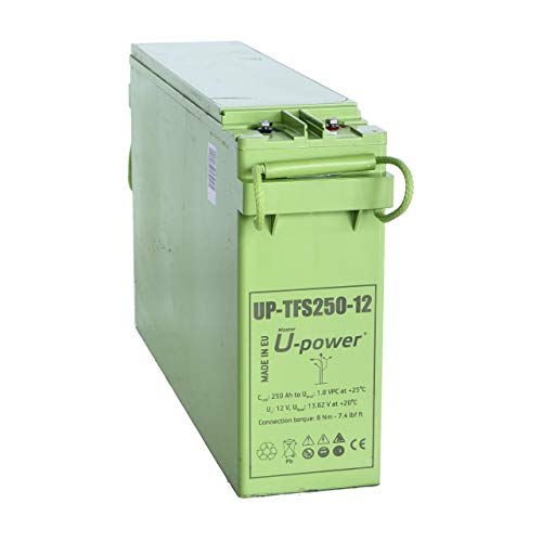 Master U-Power Batería Solar, AGM TFS 250AH 12V, FTS, UP-TFS250-12
