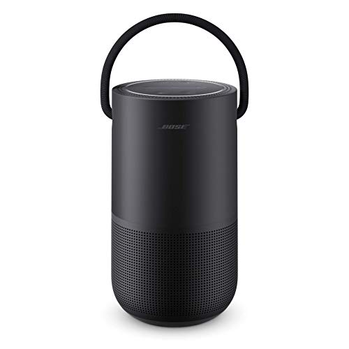 Bose Portable Smart Speaker - Altavoz portátil con control de voz Alexa integrado, Color Negro