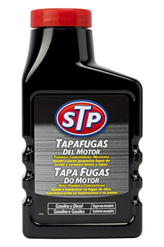 STP - Tratamiento antifuga de aceites - Ayuda a detener las pequeñas fugas de aceite y rejuvenece las juntas - 300ml