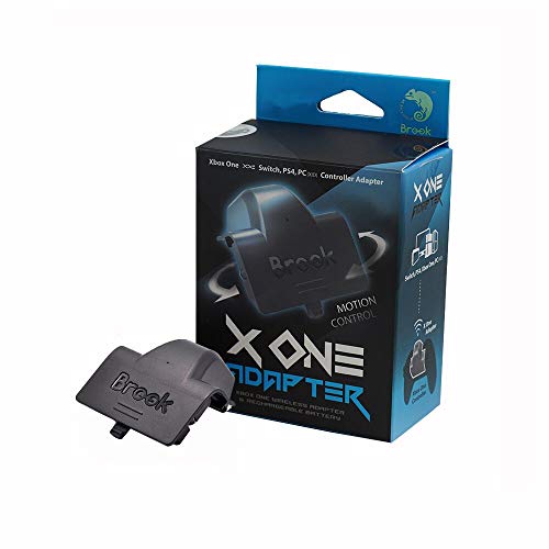 Mcbazel Brook X One Adaptador inalámbrico y batería de Carga para Xbox One Compatible con PS5 Xbox Series X/S Switch PS4 PC iOS Motion Control Turbo Remap