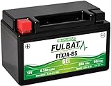 FTX7A-BS Batería FULBAT GEL lista para usar, compatible con batería Yuasa YTX7A-BS