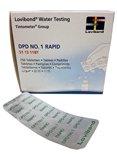 Lovibond DPD No1 Rapid Dissolve Tablets. 250 tablets