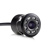 Outbit - Cámara de visión trasera - 1 cámara de coche con 8 cámara de visión trasera con cámara de marcha atrás, visión nocturna impermeable AUHF.