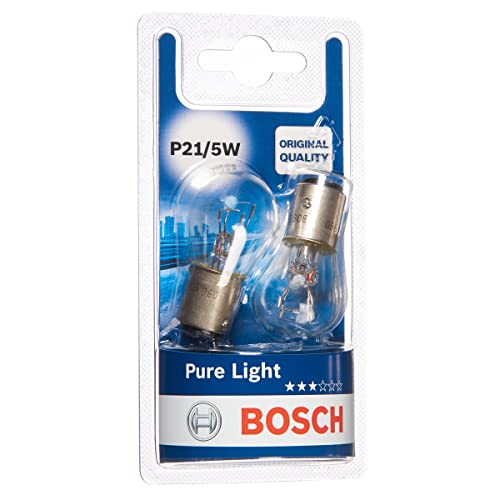 Bosch P21/5W Pure Light Lámparas para vehículos - 12 V 21/5 W BAY15d - Lámparas x2