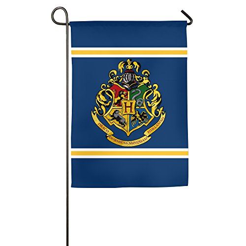 k-fly2 personalizado Harry Potter Hogwarts Logo casa bandera bandera de Jardín dos tamaños