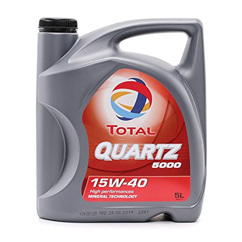 Total Quartz 5000 TOT-148645 15W-40 - Aceite de Motor, 5 litros