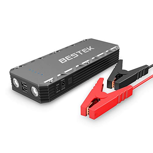 BESTEK Jump Starter, Arrancador de Emergencia para Coche 21000mah(2 Puertos USB)