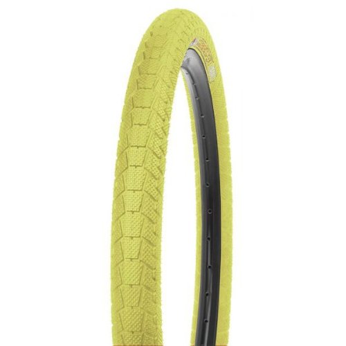 Neumático de bicicleta de BMX, Kenda Krackpot K-907, colorido, 20 x 1,95 pulgadas, Yellow - yellow