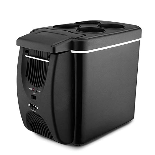 KKmoon 6L Mini Refrigerador y Calentador Portátil de Coche (Una Máquina con Doble Función) Dispositivo de Refrigeración Congelador 12 V Refrigerador para Viaje