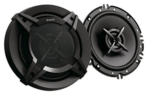 Sony XSFB1620E.EUR - Altavoces coaxiales (2 vías de 16 cm, Potencia máxima 260 W, Potencia Nominal 45 W), Negro