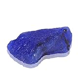 Real Gems Piedras Preciosas en Bruto de Zafiro Azul Natural Crudo, Zafiro Azul sin Calentar 170.00 Quilates de Gema en Bruto para decoración de hogar y jardín